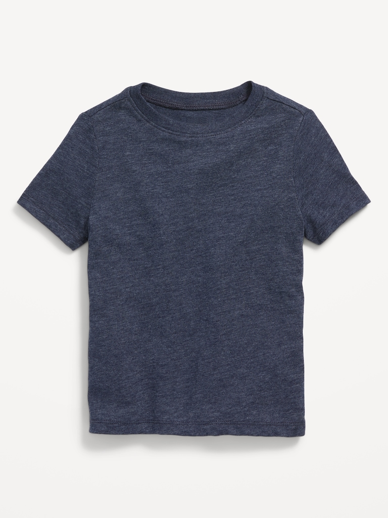 T-shirt à manches courtes en tricot flammé unisexe pour Tout-petit