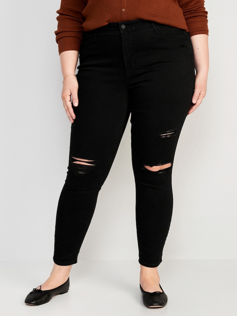 High-Waisted Rockstar Super-Skinny Jeans