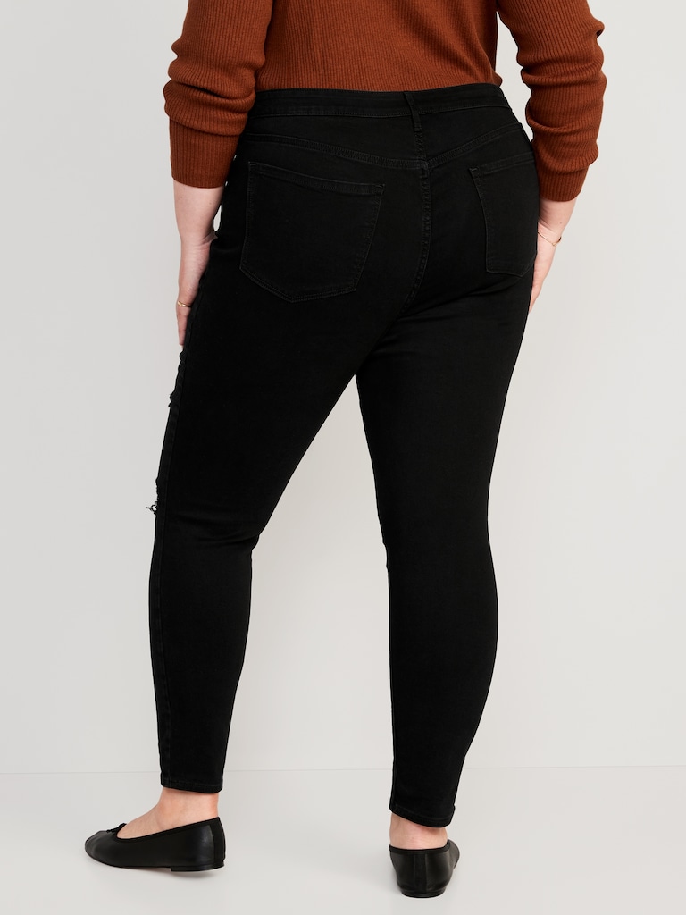 High-Waisted Rockstar Super-Skinny Jeans