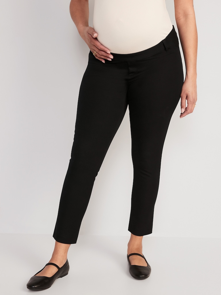 Maternity Side-Panel Pixie Ankle Pants
