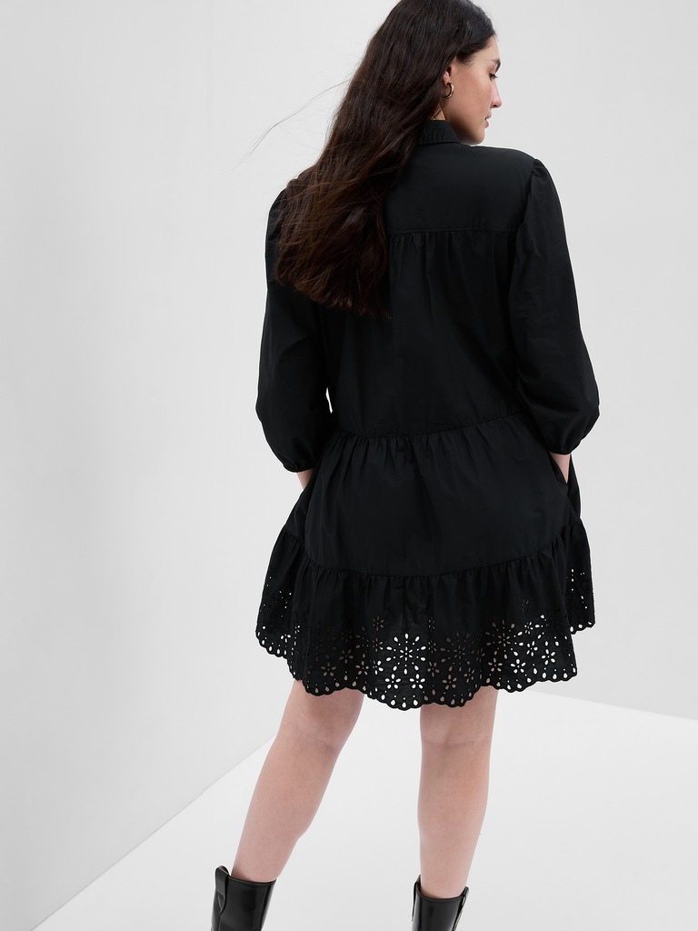 Puff Sleeve Shirtdress