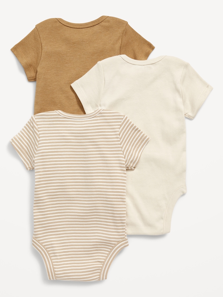 Unisex Bodysuit 3-Pack for Baby