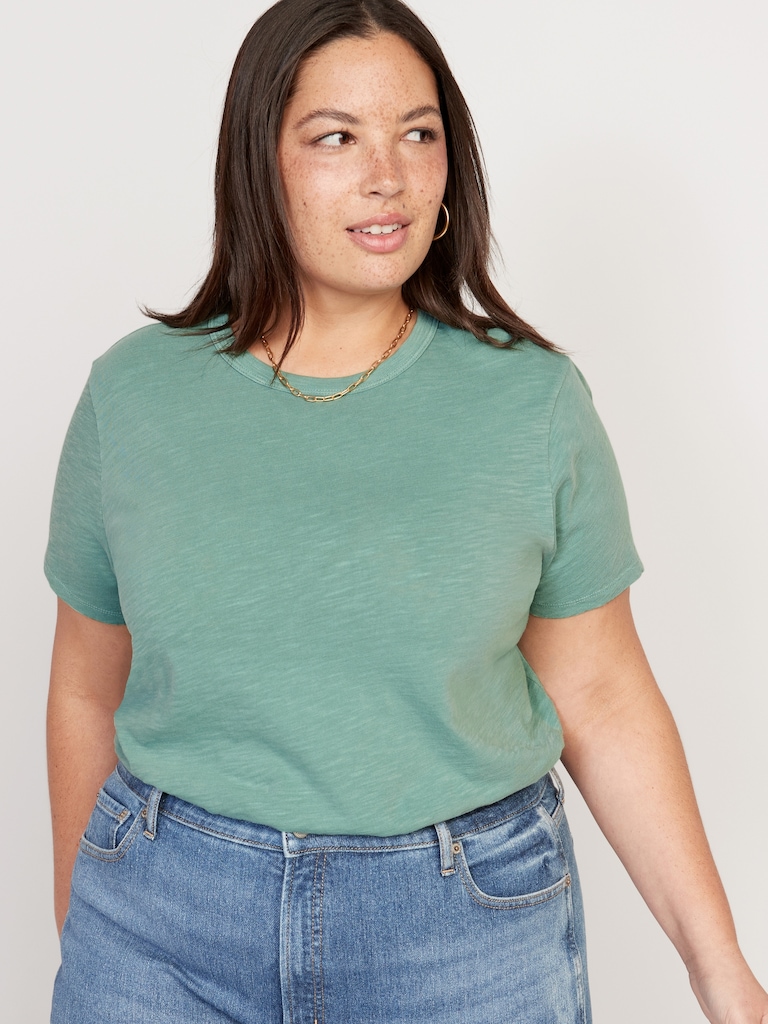 EveryWear Crew-Neck Slub-Knit T-Shirt