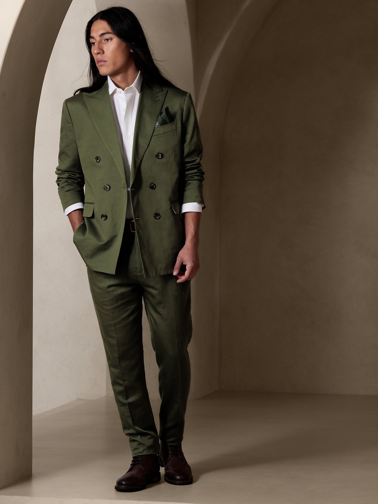 Onda Cotton-Linen Suit Jacket