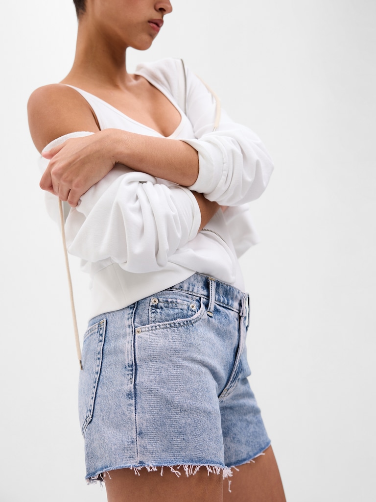 4" Low Rise Stride Denim Shorts