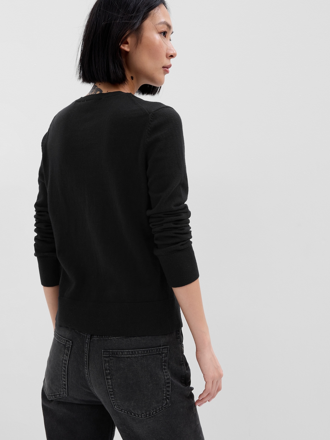 Crewneck Cardigan