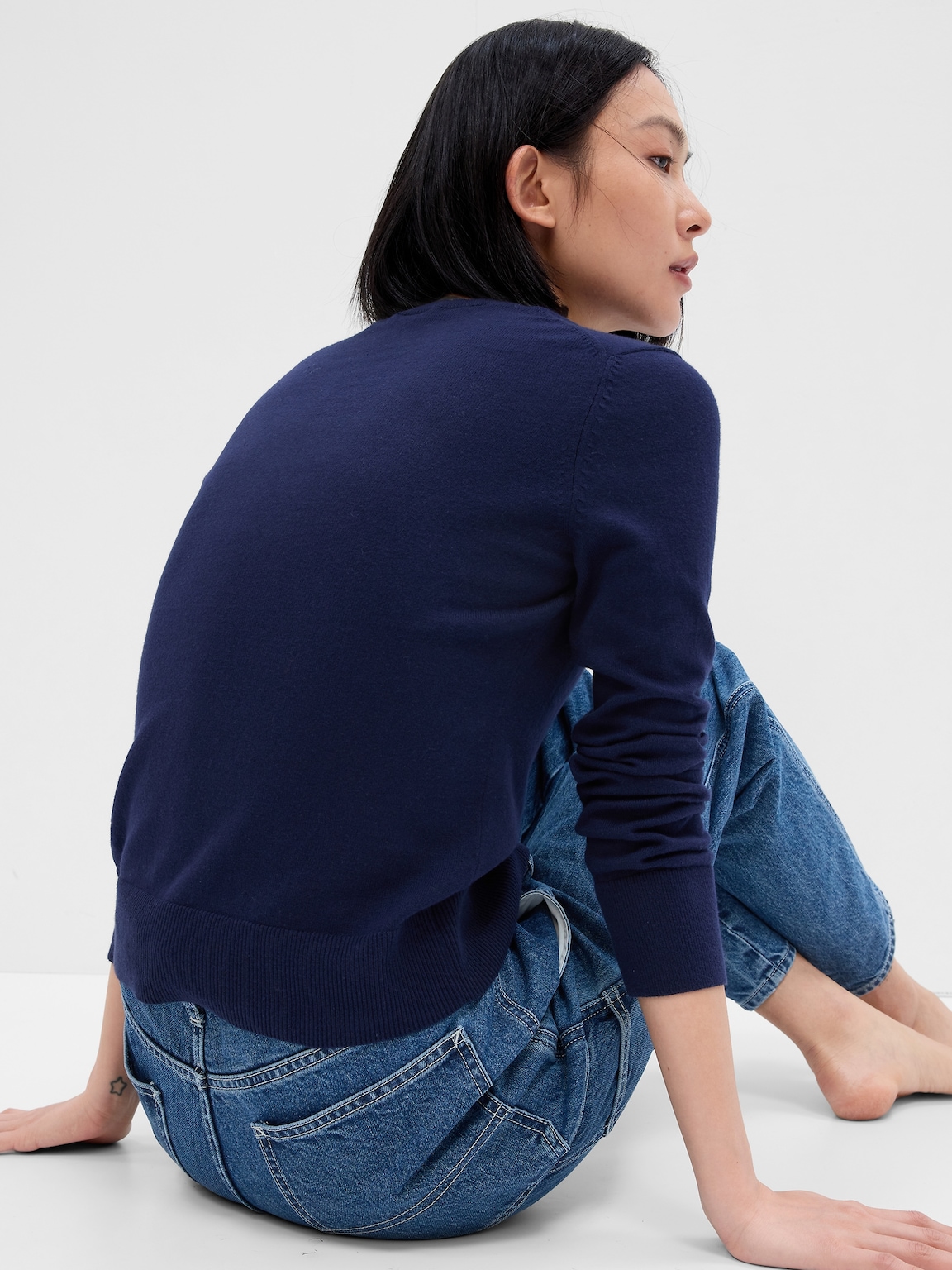Crewneck Cardigan