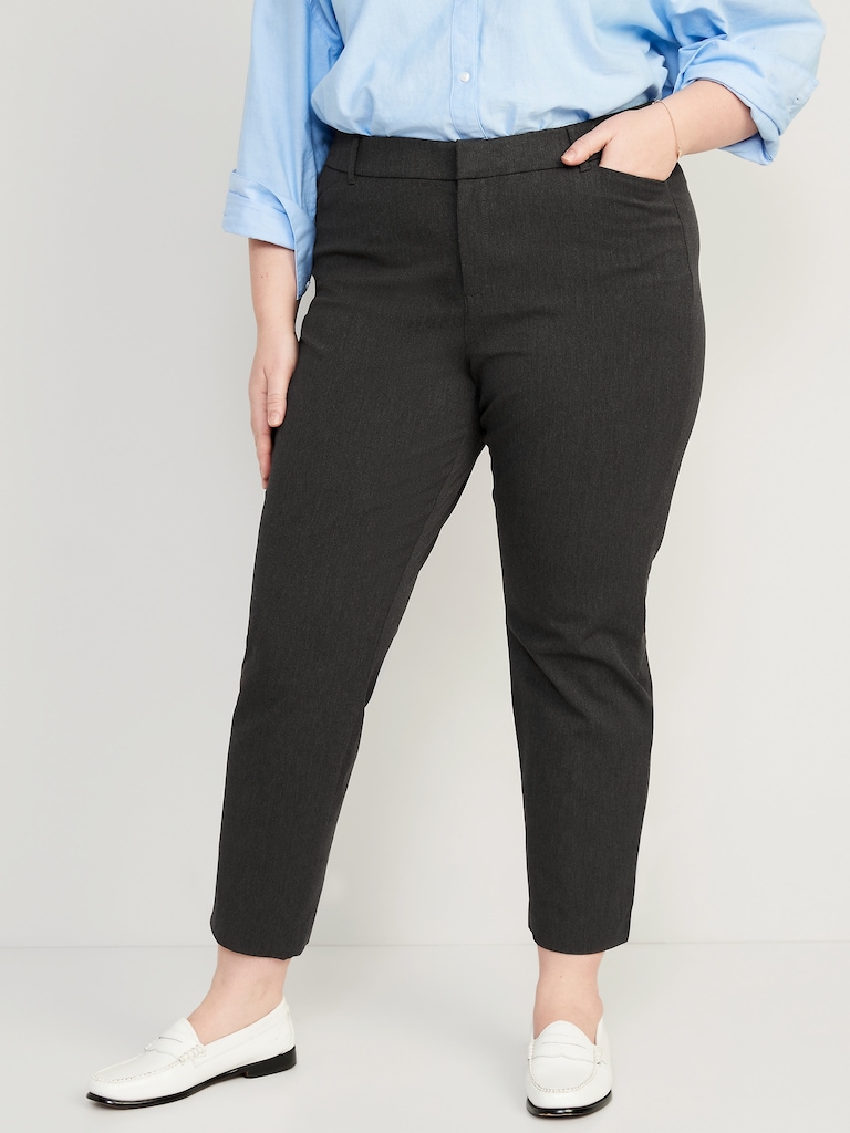 High-Waisted Pixie Straight Pants
