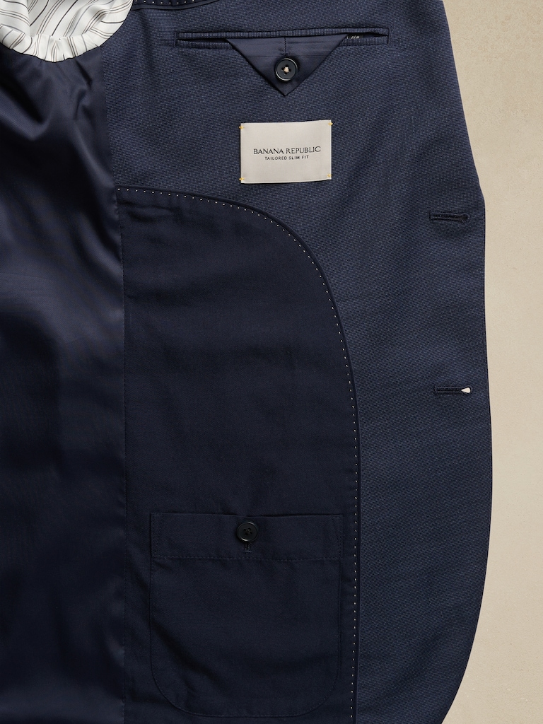 Signature Italian Nailhead Suit Jacket