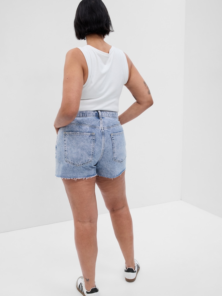 4" Low Rise Stride Denim Shorts