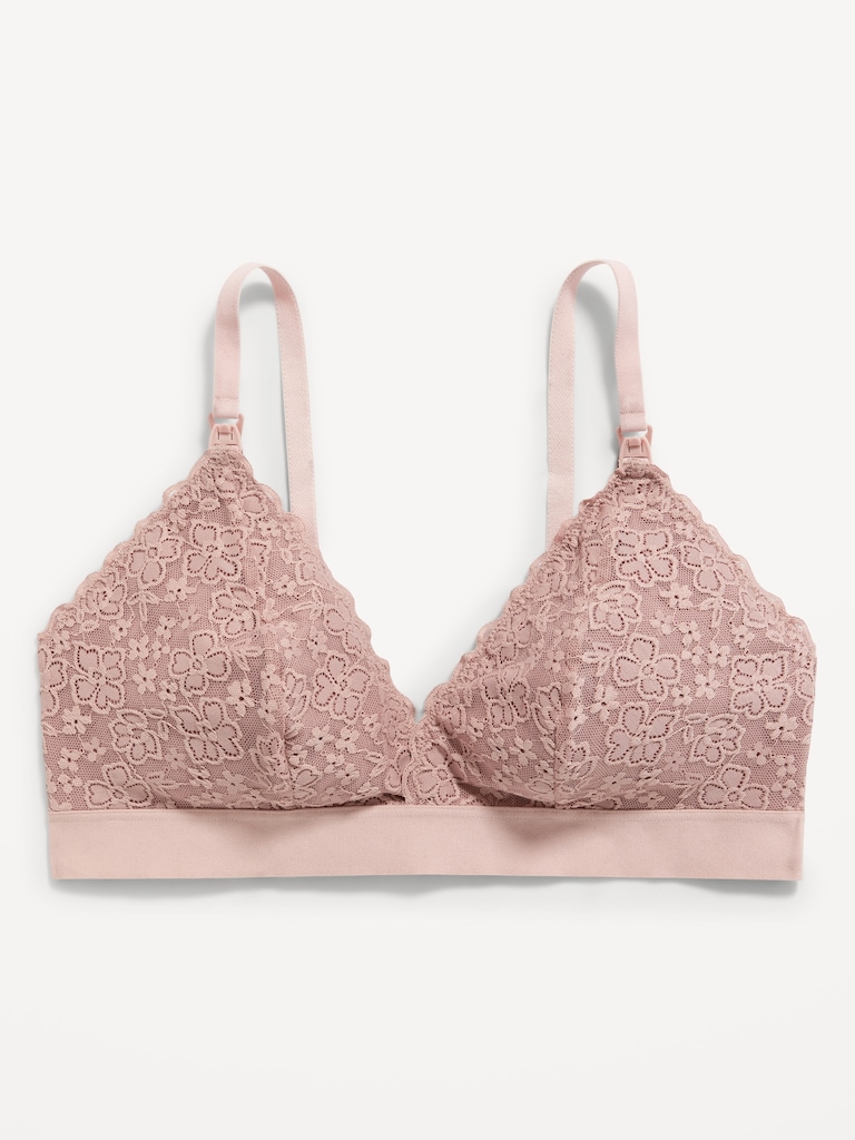 Maternity Lace Nursing Bralette Top