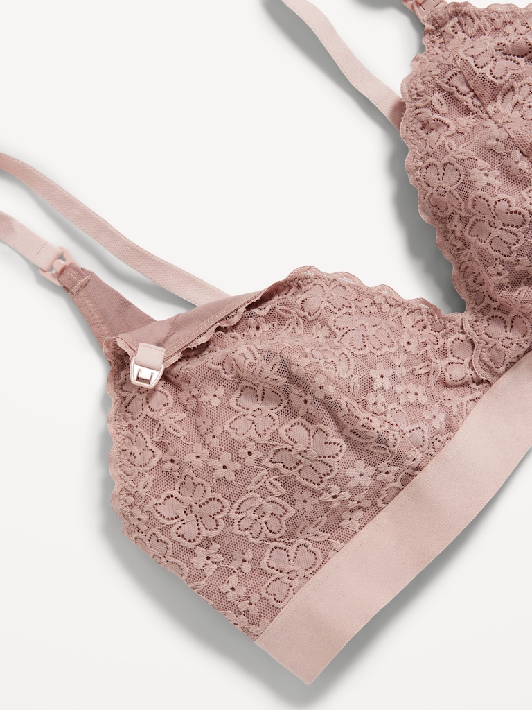 Maternity Lace Nursing Bralette Top