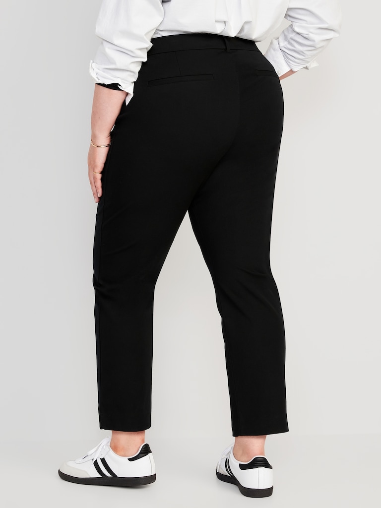 High-Waisted Pixie Straight Pants
