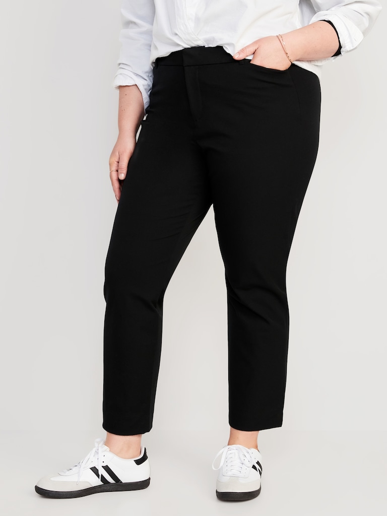 High-Waisted Pixie Straight Pants