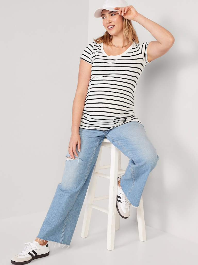 Maternity Scoop-Neck T-Shirt