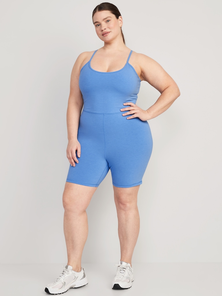 PowerChill Racerback Bodysuit -- 6-inch inseam