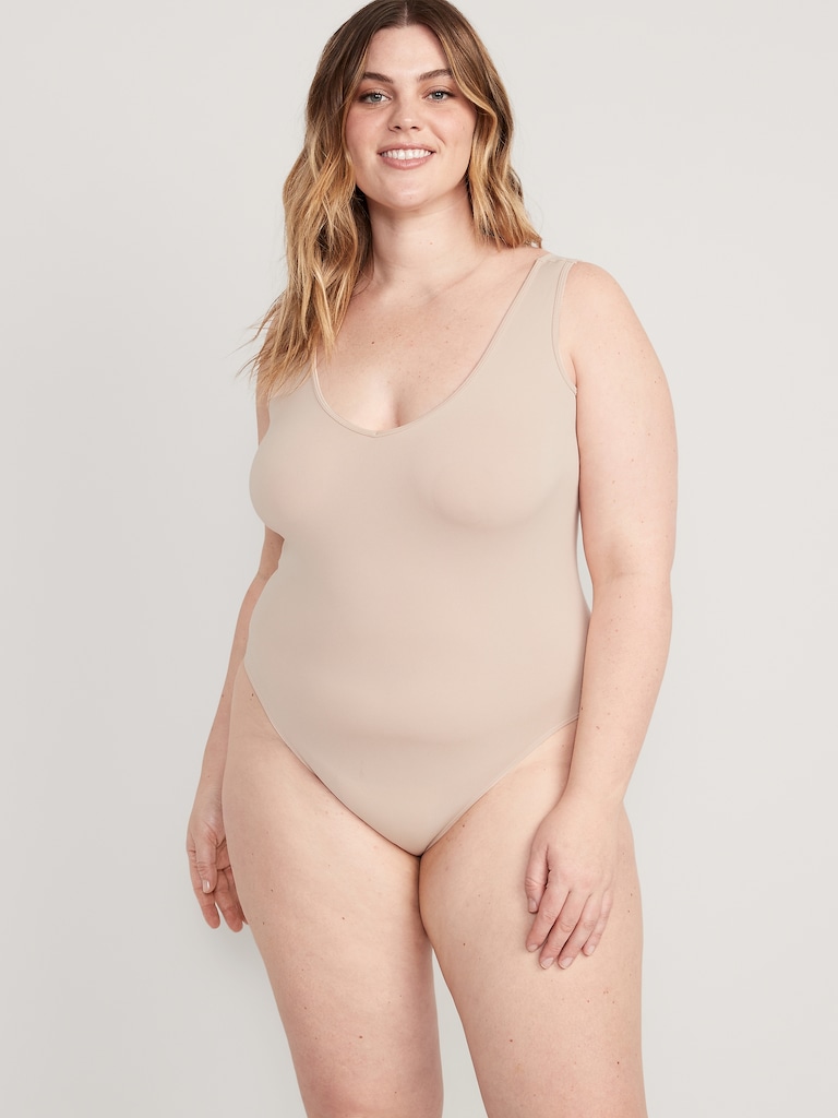 Seamless Base-Layer Tank Top Bodysuit