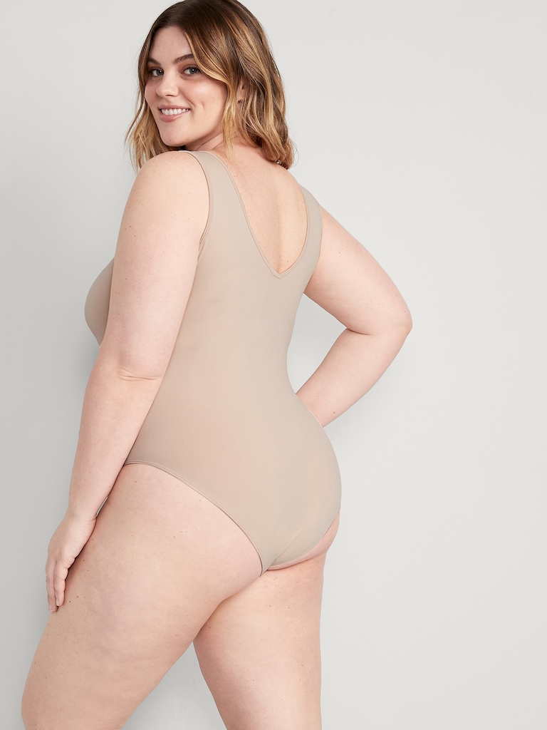 Seamless Base-Layer Tank Top Bodysuit