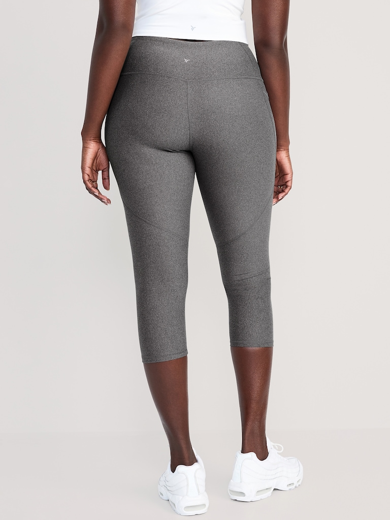 High-Waisted PowerSoft Crop Leggings for Women