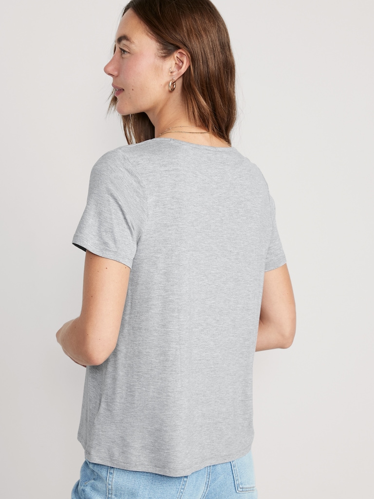 Luxe V-Neck T-Shirt