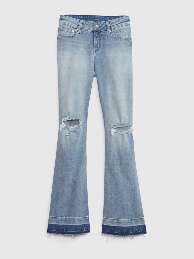 Low Rise '70s Flare Jeans