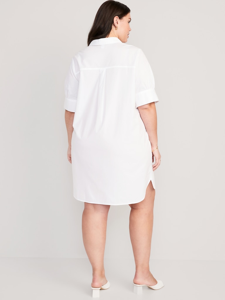 Short-Sleeve Shirt Dress