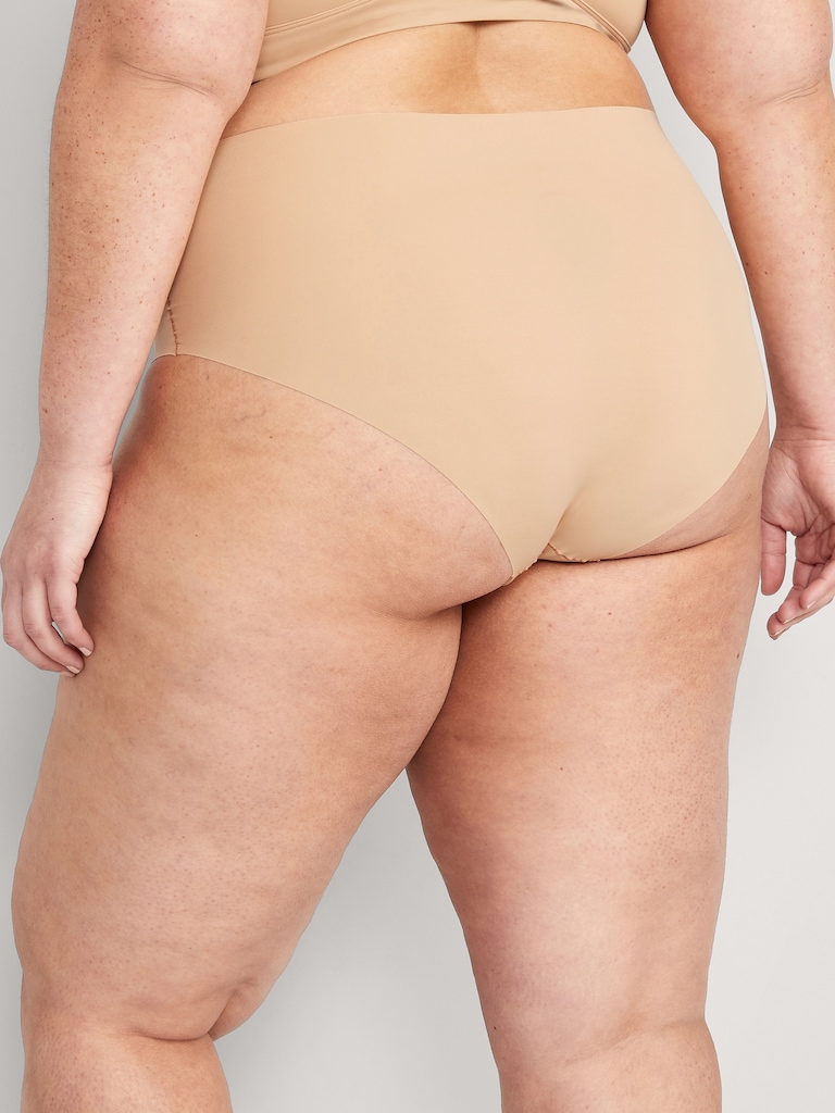 High-Waisted No-Show Brief Underwear