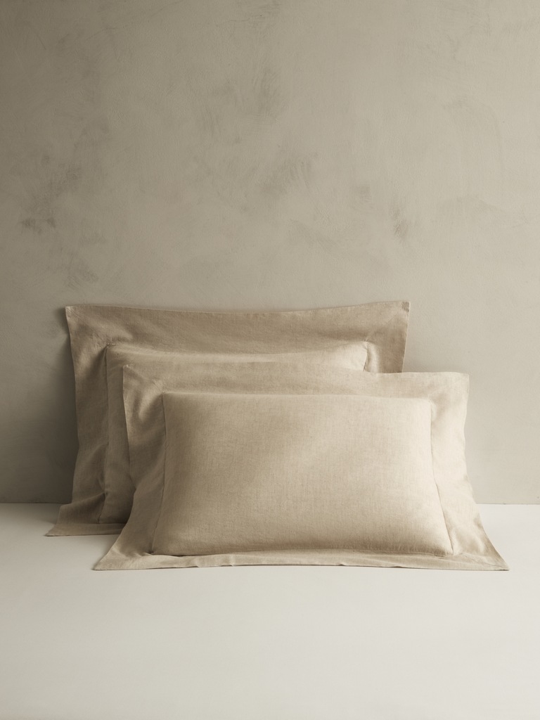 Washed Linen-Cotton Shams