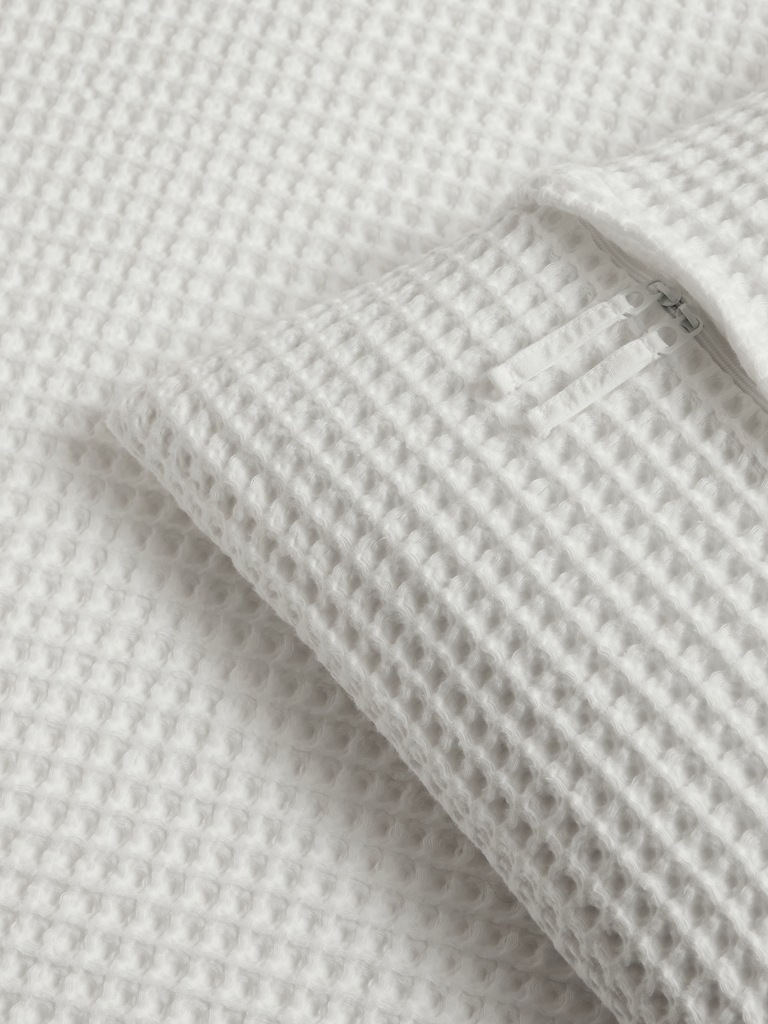 Cotton Waffle-Weave Duvet Cover