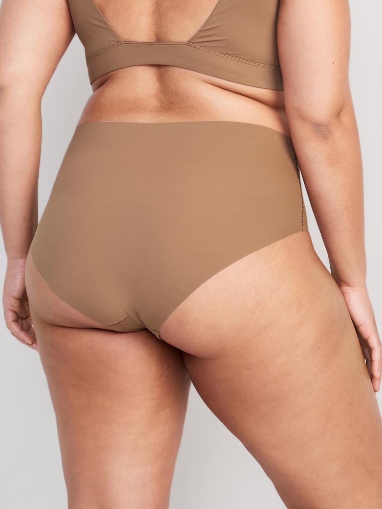High-Waisted No-Show Brief Underwear