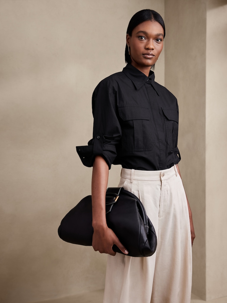 Tessa Oversized Utility Shirt