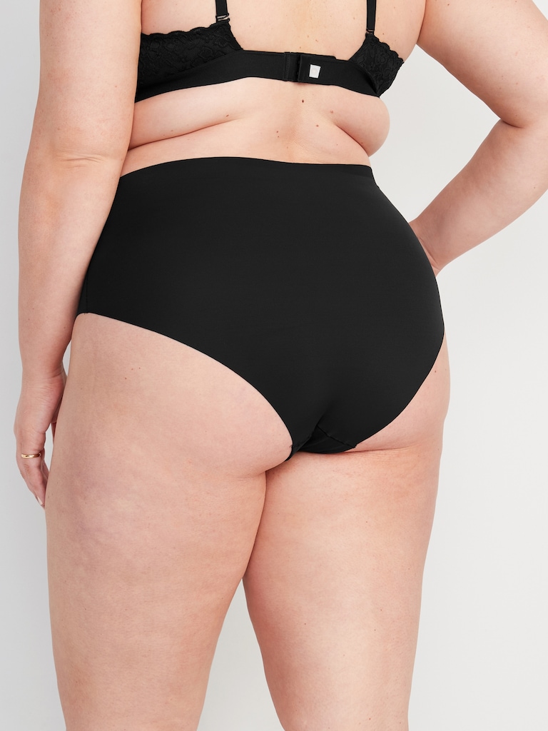 High-Waisted No-Show Brief Underwear