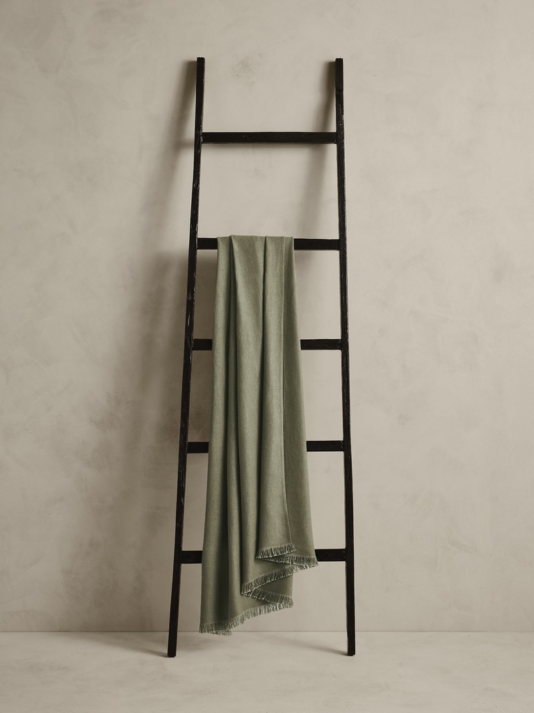 European Linen Throw
