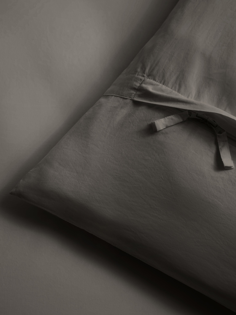 Washed Cotton Percale Duvet Cover