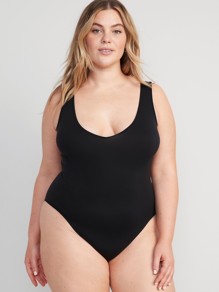 Seamless Base-Layer Tank Top Bodysuit