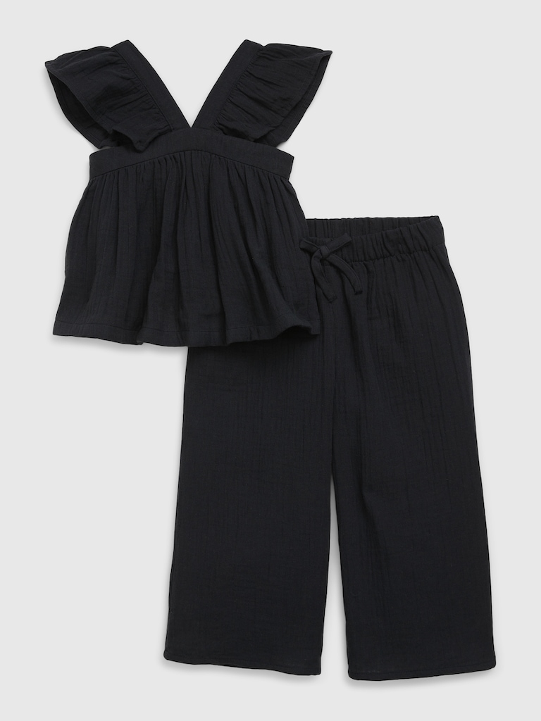 Toddler Crinkle Gauze Outfit Set