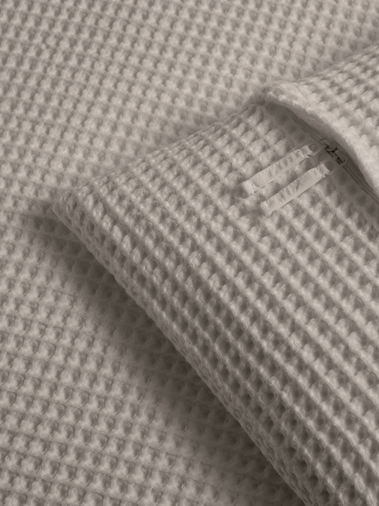 Cotton Waffle-Weave Duvet Cover