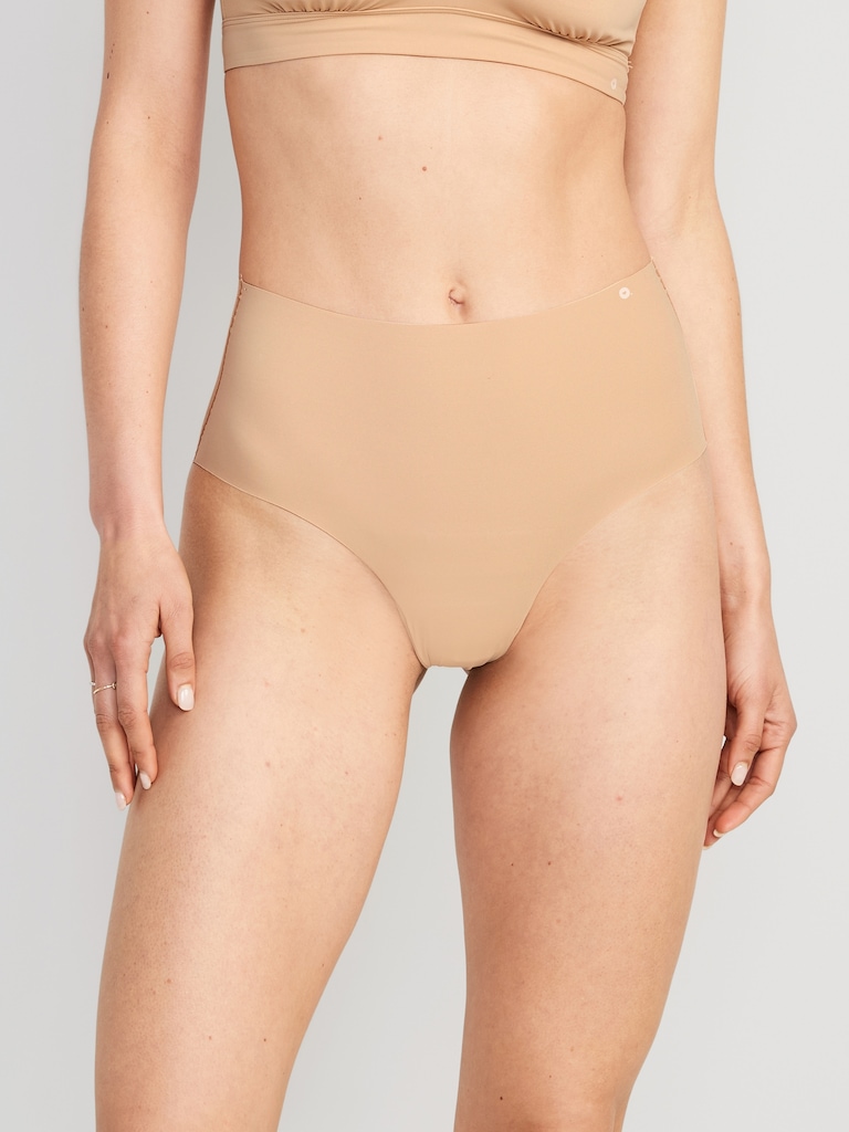 High-Waisted No-Show Brief Underwear