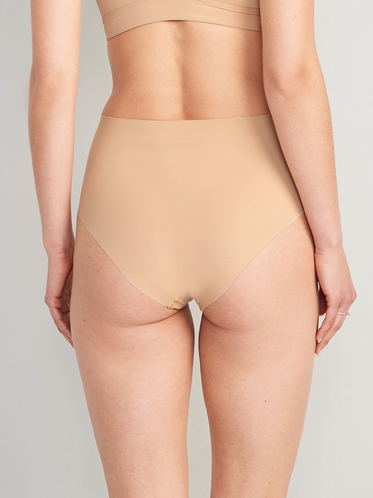 High-Waisted No-Show Brief Underwear