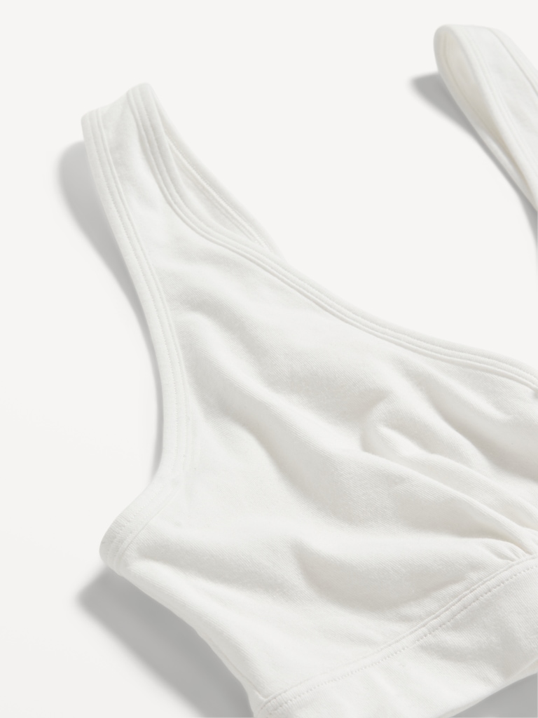 Maternity Cross-Front Cotton Nursing Bralette