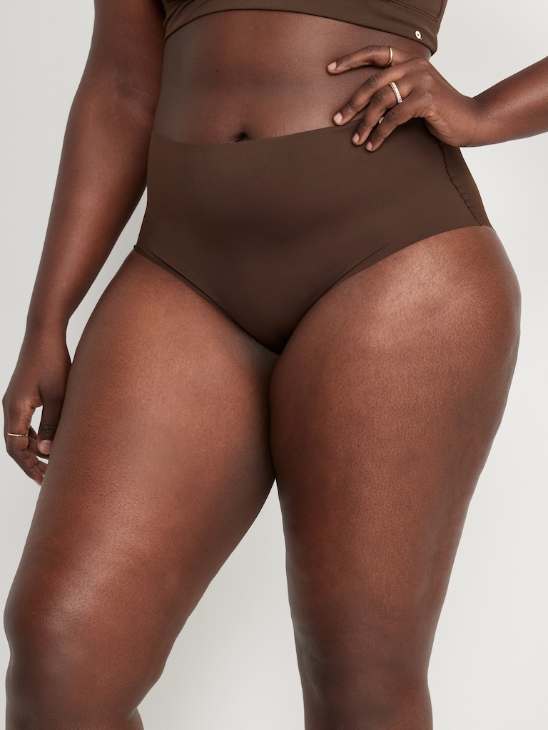 High-Waisted No-Show Brief Underwear