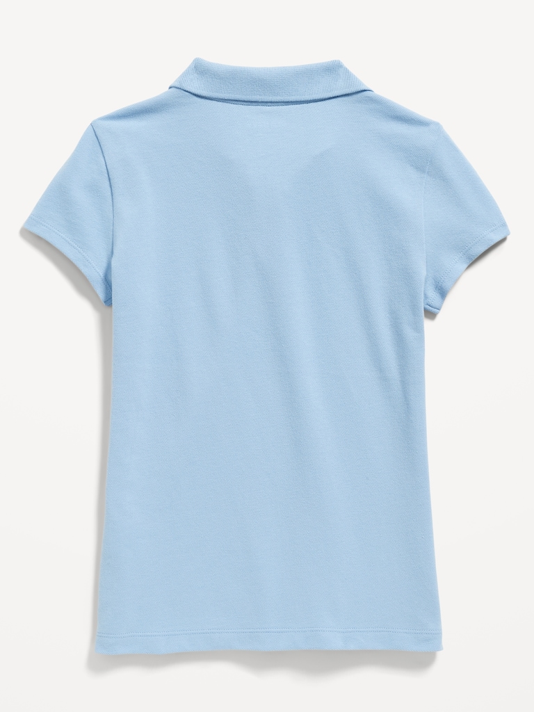 Uniform Pique Polo Shirt for Girls