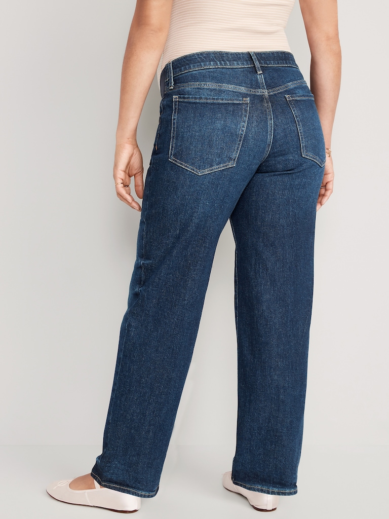 Maternity Front Low-Panel OG Loose Jeans