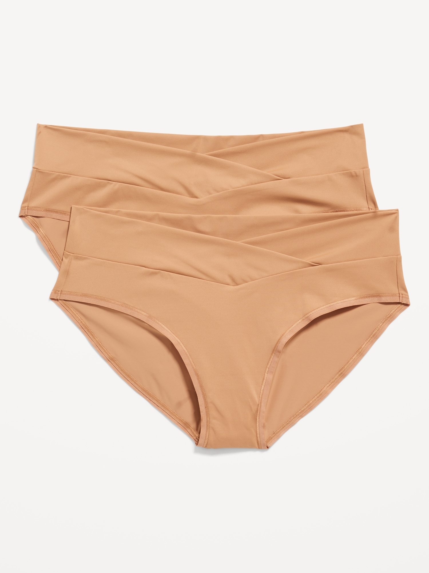Old Navy Maternity Low-Rise No-Show Bikini Underwear 2-Pack