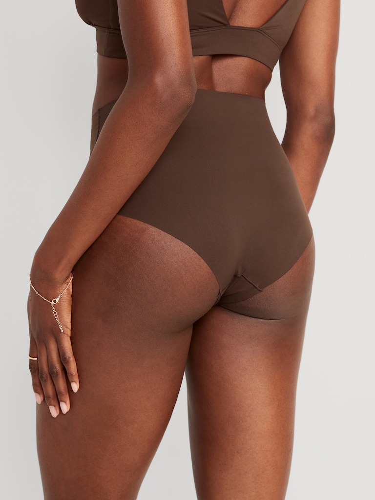 High-Waisted No-Show Brief Underwear