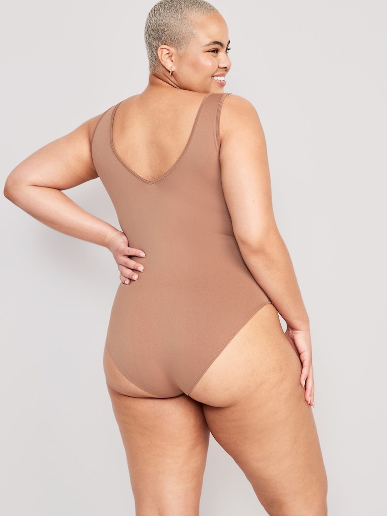 Seamless Base-Layer Tank Top Bodysuit