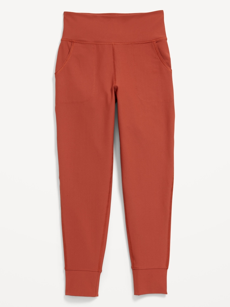 High-Waisted PowerSoft 7/8-Length Joggers for Girls