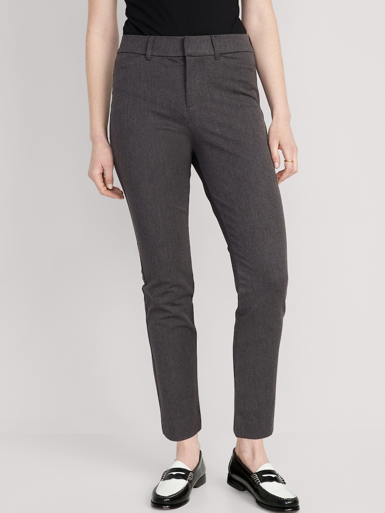 High-Waisted Pixie Skinny Ankle Pants
