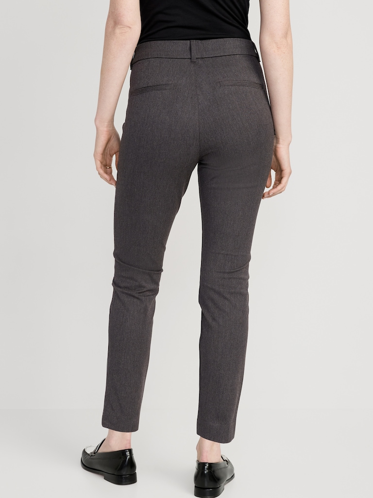 High-Waisted Pixie Skinny Ankle Pants