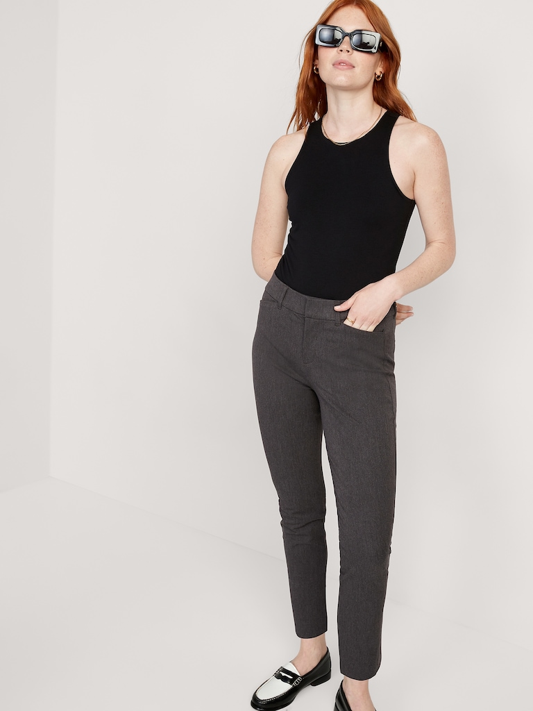 High-Waisted Pixie Skinny Ankle Pants